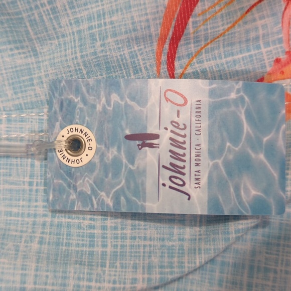 Johnnie-O Swim Trunks Men's XXL Blue Baja Toma Shorts Crawfish NWT - Picture 4 of 13
